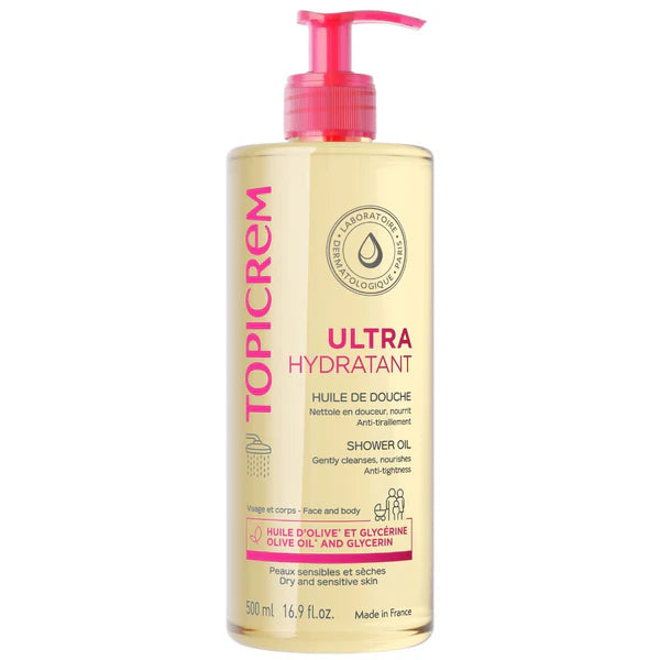 TOPCREM HYDRATANT HUILE DE DOUCHE 500ML